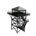 thumbnail image 4 of Siruishop 1/64 Lookout Tower Micro Landscape Decor Collectible Simulation DIY Building Black and Gray, 4 of 8