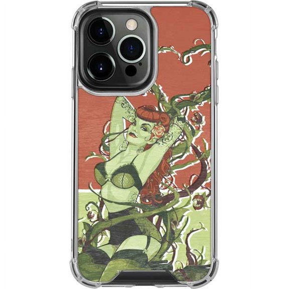 Skinit DC Comics Bombshells Poison Ivy iPhone 14 Pro Clear Case