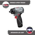 thumbnail image 6 of Hyper Tough 12V Max Lithium-Ion Cordless Drill Set with 2.0 Ah Battery, 6 of 9