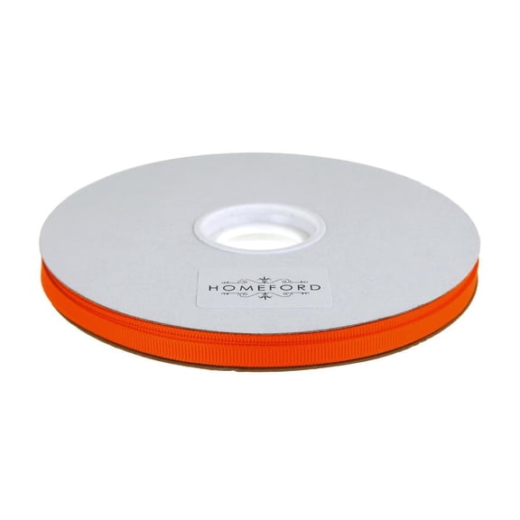 Solid Grosgrain Ribbon, 1/4-Inch, 50-Yard, Torrid Orange