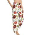 thumbnail image 2 of Naloa Tomatoes Print Women’s Ultra-Soft Comfy Pajama Lounge Pants with Pockets & Drawstring, 2 of 8