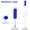 Blue, variant on Cobweb Duster with Extension Pole, Retractable Dusters for Cobweb Cleaning 90-inch Long Handle Ceiling Fan Spider Web Brush for Outdoor Indoor High Ceilings