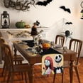 thumbnail image 3 of Nightmare Before Christmas Table Runner Christmas Table Runner Jack Skellington Sally Decorations Christmas Xmas Winter Holiday Home Kitchen Dinging Room Table Decorations(B), 3 of 7