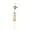 A, variant on EGNMCR Hanging Ornaments Three-dimensional Iron Crafts Wind Chimes Metal Glass Pain Wind chimes