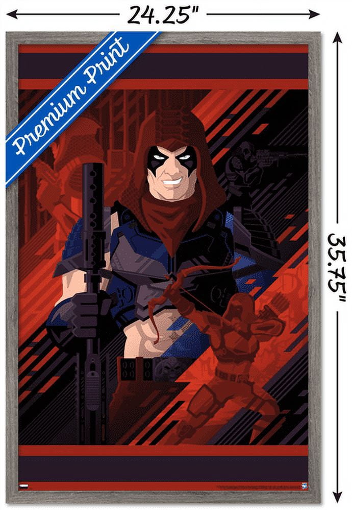 G.I. Joe - Zartan Wall Poster, 22.375" x 34", Framed