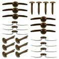 thumbnail image 2 of MasteelfCA 200Pcs Mini Brads Handmade Metal Brads Solid Color Brads for Scrapbooking DIY Craft, 2 of 8