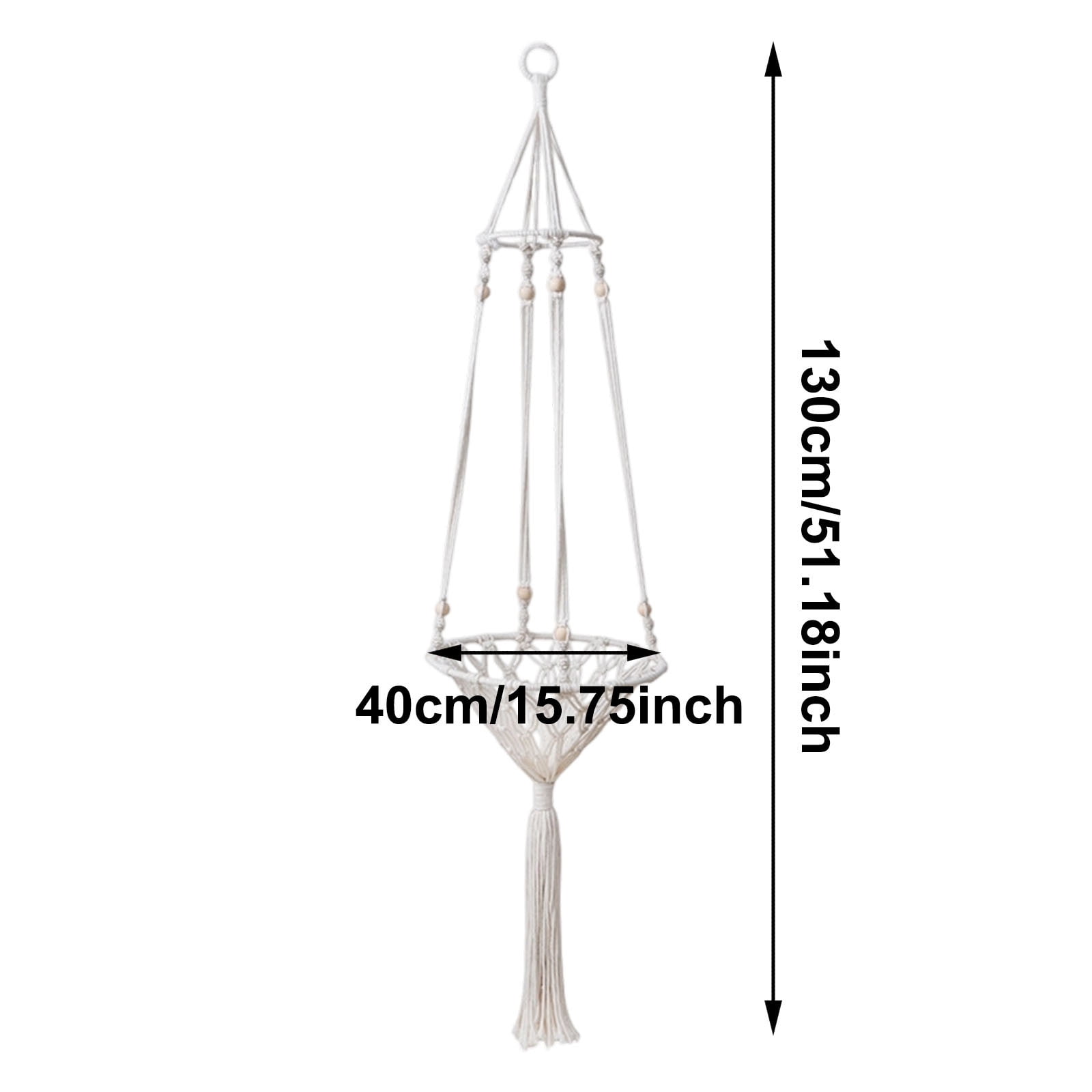 Cat Hammock Bed Handwoven Cotton Rope - Round Hanging Pet Bed for Indoor Cats and Small Dogs, Boho Window Perch or Wall Mounted Swing for Sleeping, Playing, and Lounging