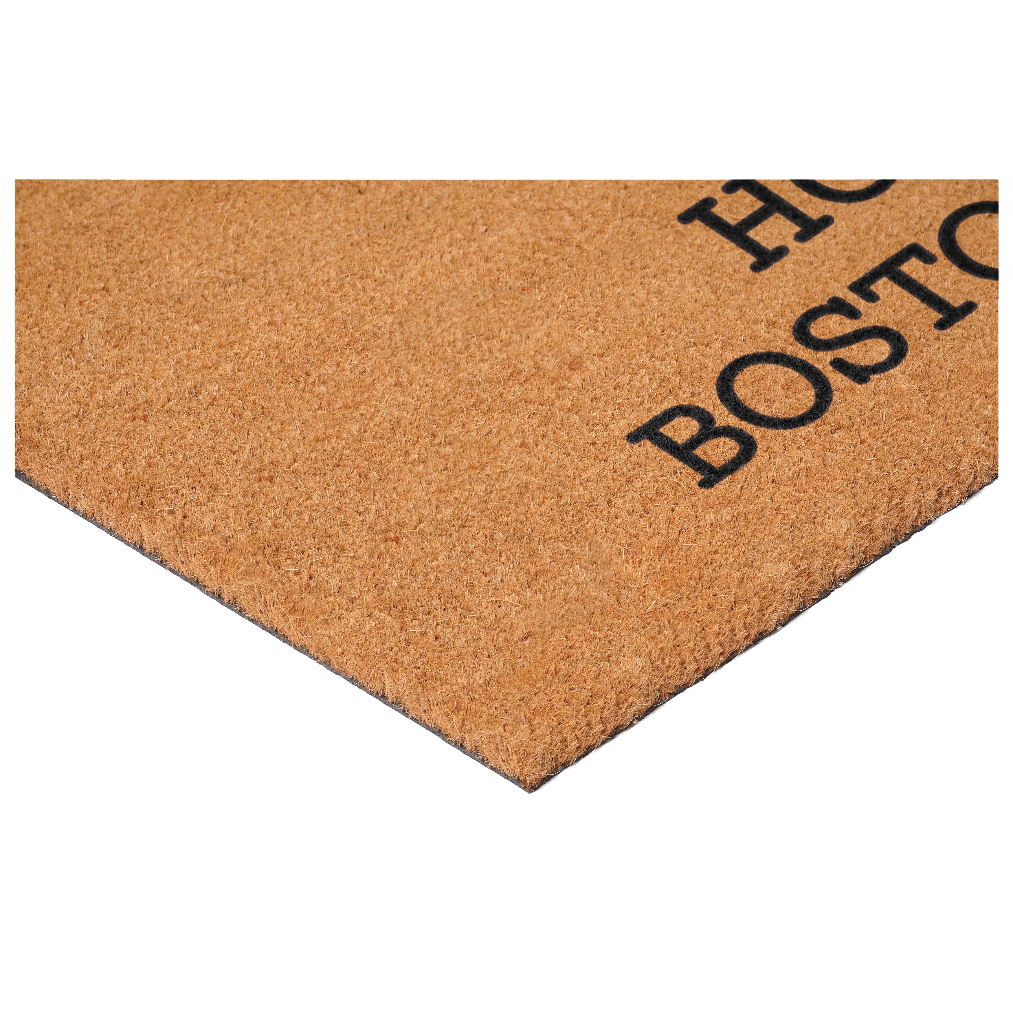 Hope You Like Boston Terriers Non Slip Vinyl Backing, Front Door Mat, 17"x29"