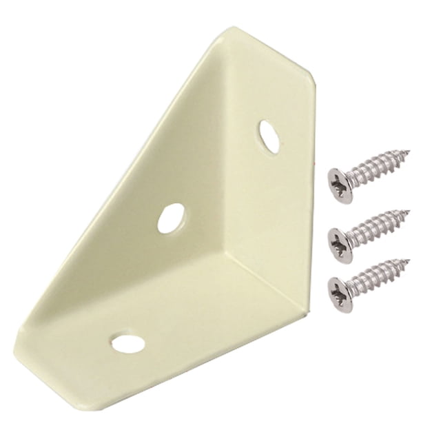 Under $5 Corner Brace, Angle Bracket, Heavy-Duty Metal Corner Bracket – Triangular Support for Shelves, Tables, Beds & Cabinets, Includes Screws, Easy Installation, Multicolor 4, by Goohae