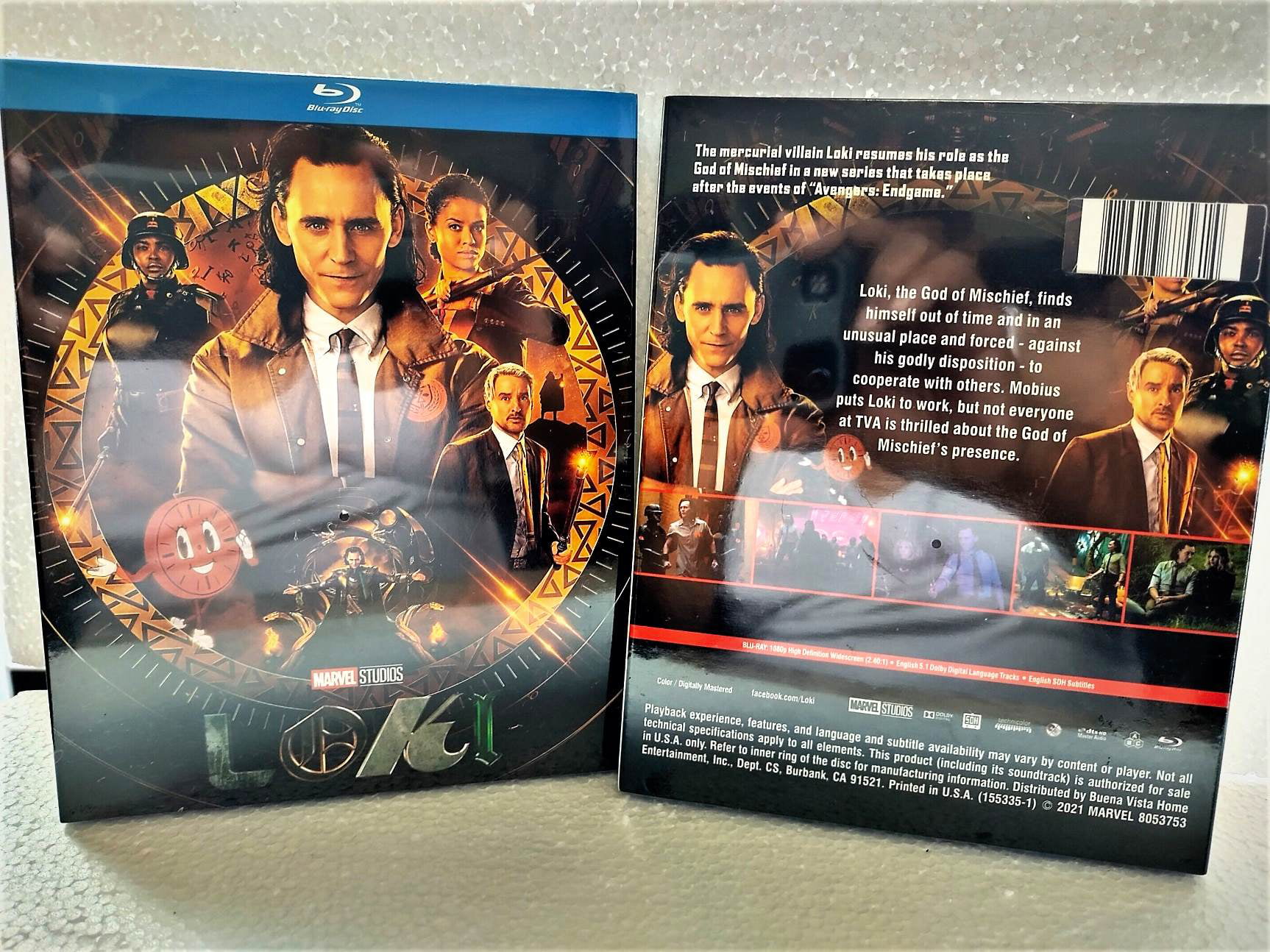 Loki Season 2 Custom Blu-ray Cover W/ Case NO DISC 