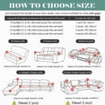 thumbnail image 5 of Waterproof Sofa Cover Non-Slip High Stretch 1 Piece Water Repellent Couch Slipcover with Elastic Straps, Washable Sofa Protector Four Seasons Universal, 5 of 5