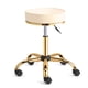 thumbnail image 1 of Silla giratoria Rolling Stool OmySalon Vanity Salon para masajes, color blanco, 1 of 8