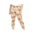 thumbnail image 3 of NIKE Womens Brown Moisture Wicking Printed Active Wear High Waist Leggings S, 3 of 3