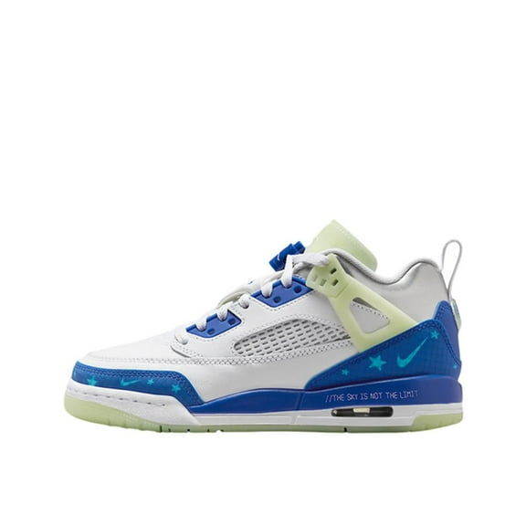 Big Kid's Jordan Spizike Low SS White/Hyper Royal-Volt Tint (HJ5979 100) - 6.5