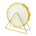 thumbnail image 1 of Juego de platos de 6x, plato de , plato de aperitivo elegante reutilizable, vajilla, plato de residuos de residuos, plato para servir para cocina Beige, 1 of 9