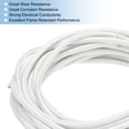 thumbnail image 4 of 5 Meter/16.4ft 13AWG High Temp Wire, Flexible Mica Cable, Insulated High Temperature Braided Wire White, 4 of 5