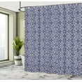 thumbnail image 4 of Ambesonne Royal Shower Curtain, Vintage Floral Ornament Art, 69"Wx70"L, Dark Lavender Navy Blue, 4 of 4