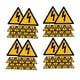 thumbnail image 1 of 80 Hojas de Etiquetas Adhesivas Yuxing para Señalización de Cercas Eléctricas Amarillo y Negro, 1 of 5