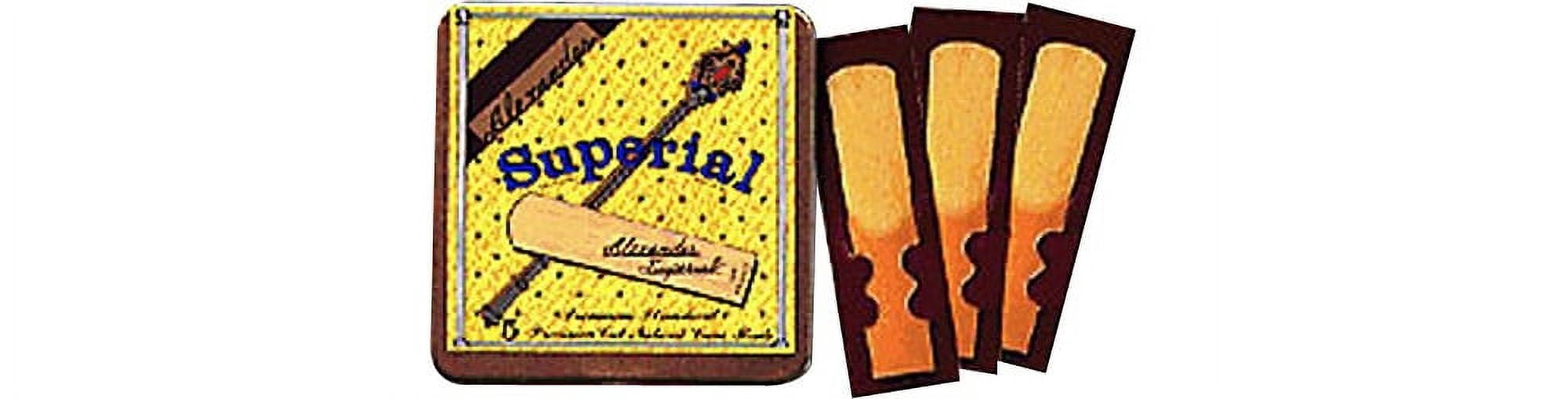 Alexander Reeds Superial Alto Saxophone Reeds Strength 4  Box of 5