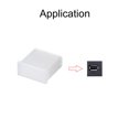 thumbnail image 3 of Tapa de plástico anti-polvo para USB 2.0 semi transparente 5 pcs, 3 of 4