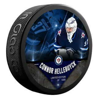Lids Connor Hellebuyck Winnipeg Jets Fanatics Authentic Unsigned Alternate  Jersey Net Photograph