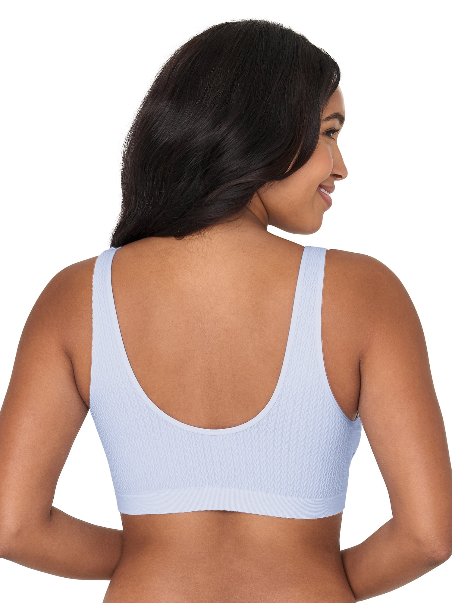 Kindly Yours Women’s Wire-Free Seamless Knit-Texture Bralette, Sizes S-XXXL