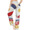 thumbnail image 2 of FREEAMG Women Pajama Pants Patriot Flag Sleepwear Pants Pjs, 2 of 5