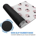 thumbnail image 6 of Long Mouse Pads for Desk,White Cow Bow Pattern Desk Mats on Top Of Desks, Desk Mouse Pad Extra Large with 3mm Non-Slip Base and Stitched Edge for Gaming,Office,Work,Home 31.5"x11.8", 6 of 6