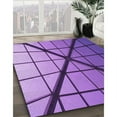 thumbnail image 2 of Ahgly Company Indoor Rectangle Patterned Purple Amethyst Purple Area Rugs, 5' x 7', 2 of 6