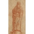 thumbnail image 2 of Francesco Morone 11x18 Black Ornate Wood Framed Double Matted Museum Art Print Titled - Standing Saint (1510), 2 of 5