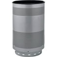 thumbnail image 2 of Global Industrial 641314GY 55 gal Perforated Steel Receptacle with Flat Lid - Gray, 2 of 6