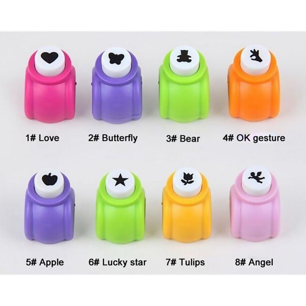 Since Mini Paper Craft Punch DIY Handmade Hole Puncher for Festival Papers and Greeting Card Apple Total 45 Design 