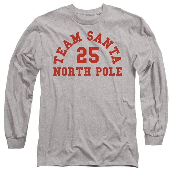 Christmas Team Santa Unisex Adult Long-Sleeve T Shirt