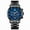 Blue dial_Black, variant on Chronograph Stainless Steel Watch – Waterproof, Quartz Movement, Luminous Dial