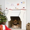 thumbnail image 7 of Cable Knit Christmas Stockings, 18 Inch Diamond Pattern Hanging Stocking, Indoor Outdoor Festive Christmas Decorations for Fireplace Mantel, Christmas Tree, Storage Candy and Christmas Holiday Gifts, 7 of 7