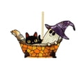 thumbnail image 2 of XINGXIANG Halloween Acrylic Pendants - 2D Flat Hanging Ornaments for Window Door Wall Party Decor, Indoor Outdoor Halloween Decorations, 2 of 4