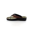 thumbnail image 3 of AEROSOFT Dojo Women's Thong Sandals, Color: Brown, Size: 7 (A0862-BRW-7), 3 of 5