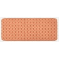 thumbnail image 1 of Geometric Kitchen Mat, Diagonal Checkered Pattern with Squares on Orange Background Modern Geometrical, Plush Decorative Kitchen Mat with Non Slip Backing, 47" X 19", Orange White, by Ambesonne, 1 of 1