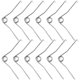 thumbnail image 1 of Stainless Steel Replacement Spring for Pruning Shears Gardening Use Silver Color 12 Pieces, 1 of 4