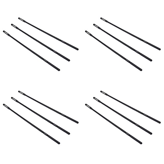 12Pcs Plastic Flute Cleaning Rod Flute Cleaning Rod Clarinet Flute Cleaning Stick