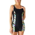 thumbnail image 1 of RELLECIGA Maillots de Bain une Pièce Athlétiques pour Femmes, Style Boyleg, Maillot de Sport, 1 of 4