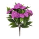 thumbnail image 5 of Wmhnj Pack de 2 flores artificiales de azalea e impatiens para decoracin del hogar, exteriores y jardines, arreglos florales para bodas y fiestas. Adornos florales de plstico., 5 of 9