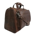 thumbnail image 4 of HomeStock Southwestern Sensibilities Leather 2-Piece Luggage Set with Back Zippered Pocket and In-line Skate Wheels - 24.5" H x 14" L x 10.5" W, 4 of 6