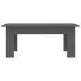 thumbnail image 2 of vidaXL Coffee Table Grey 100x60x42 cm Engineered Wood, 2 of 4