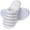 White-silver, variant on Women Slipper Cozy Memory Foam, Indoor Outdoor Rubber Sole