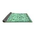 thumbnail image 2 of Ahgly Company Indoor Rectangle Animal Turquoise Blue Traditional Area Rugs, 2' x 3', 2 of 4
