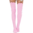 thumbnail image 5 of Dalrosia 12Pairs Women's Cable Knitted Thigh High Boot Socks Extra Long Winter Stockings Over Knee Leg Warmers, 5 of 5