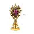 thumbnail image 1 of Manija de sello de columna romana de Metal ornamental Likrtyny para invitaciones de boda oro púrpura 8,5 cm, 1 of 2