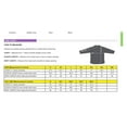 thumbnail image 2 of Chance F590 Hooded Full Zip Sweatshirt, 4X-Large Tall, Charcoal, 2 of 2