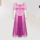 thumbnail image 1 of Disfraz Premium Disfraz de princesa con mangas abullonadas, vestido de manga larga, disfraz de fiesta de carnaval Ygjytge Púrpura*mujer T S para Niña, 1 of 7